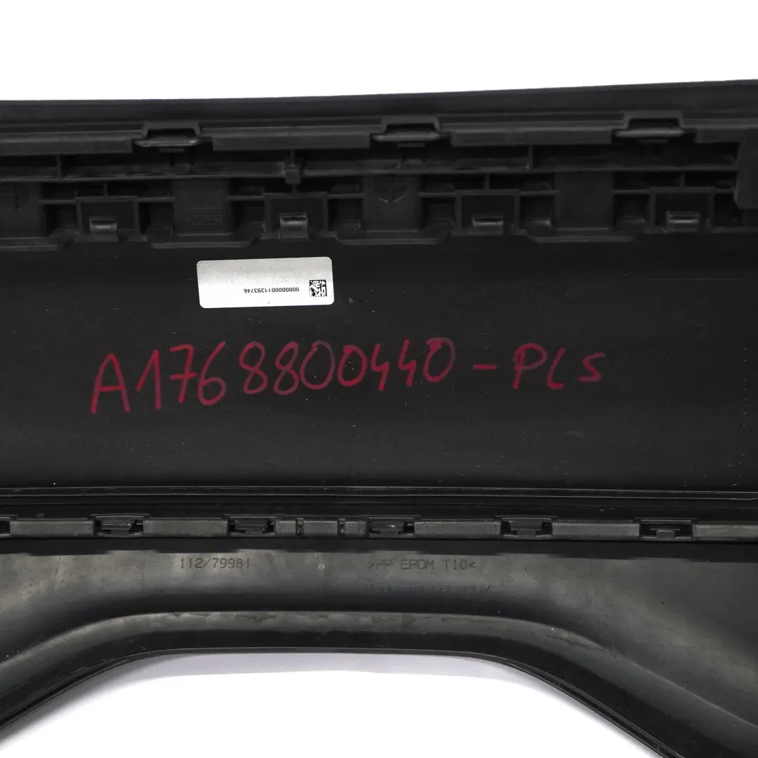Mercedes W176 Bumper Rear Trim Panel Cover Polar Silver Metallic - 761 - SKU A1768800440-PLS - Part number A1768800440