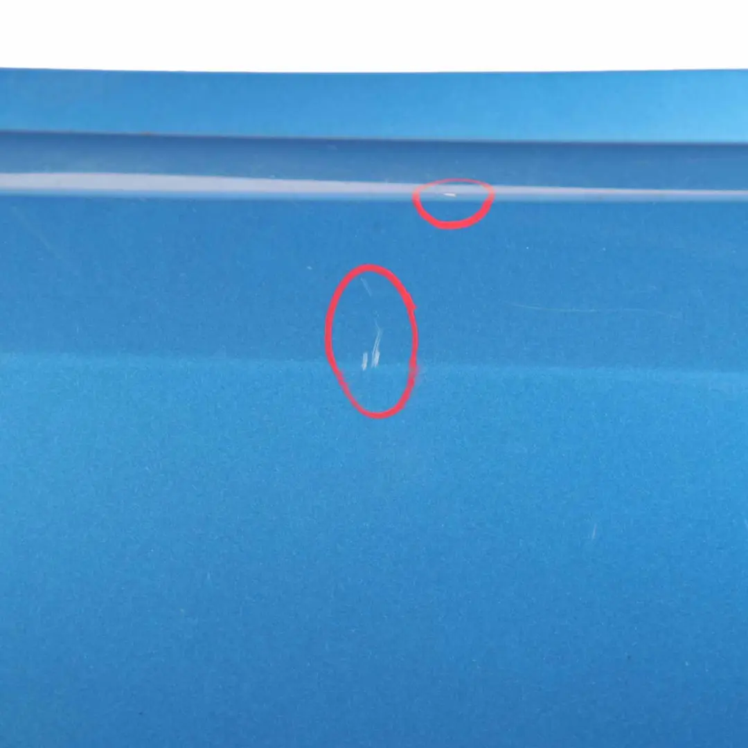 Bumper Rear Trim Panel Covering South Seas Blue - 162 to Mercedes W176 with Part number A1768800440 Mercedes W176 Bumper Rear Trim Panel Covering South Seas Blue - 162 - SKU A1768800440-SSB - Part number A1768800440