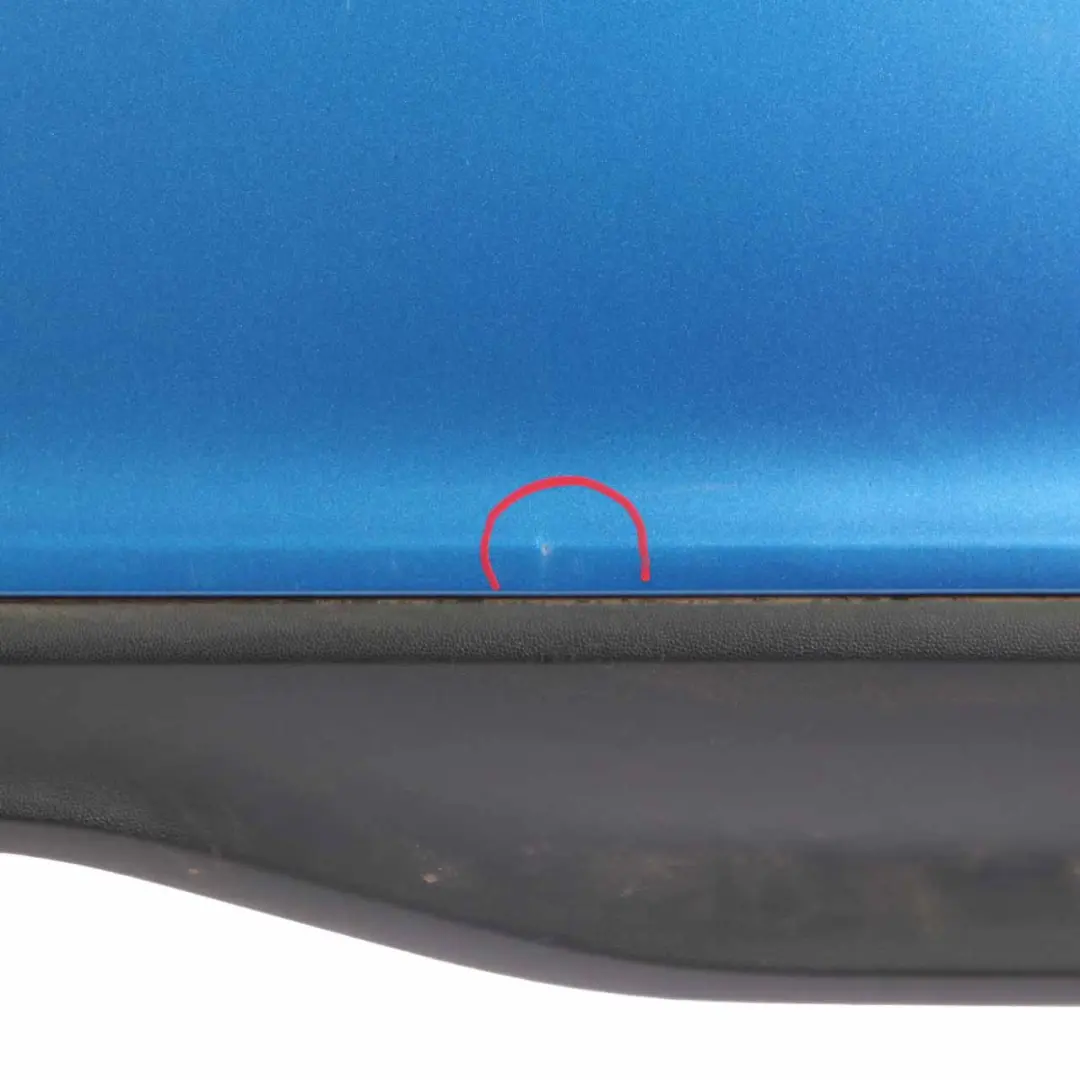 Bumper Rear Trim Panel Covering South Seas Blue - 162 to Mercedes W176 with Part number A1768800440 Mercedes W176 Bumper Rear Trim Panel Covering South Seas Blue - 162 - SKU A1768800440-SSB - Part number A1768800440