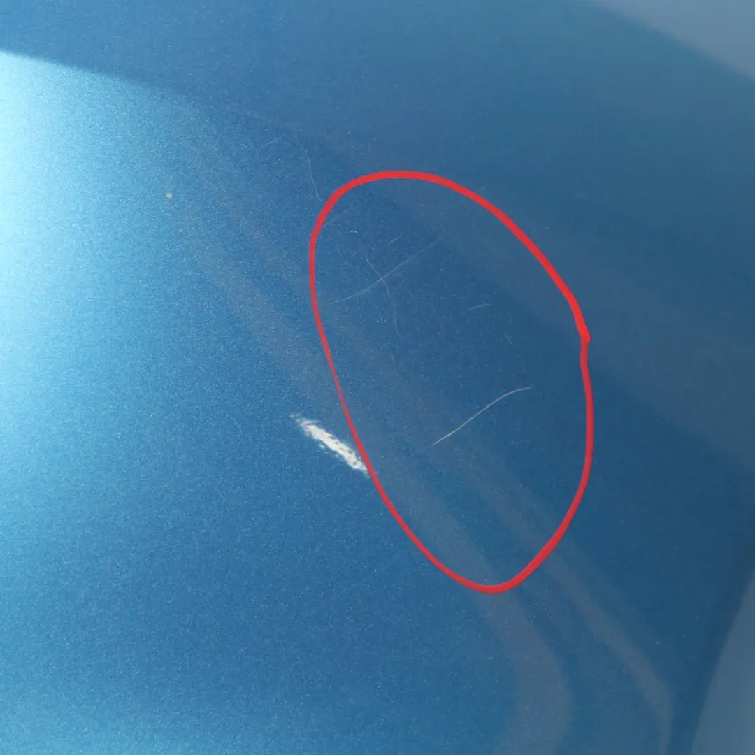 Bumper Rear Trim Panel Covering South Seas Blue - 162 to Mercedes W176 with Part number A1768800440 Mercedes W176 Bumper Rear Trim Panel Covering South Seas Blue - 162 - SKU A1768800440-SSB - Part number A1768800440