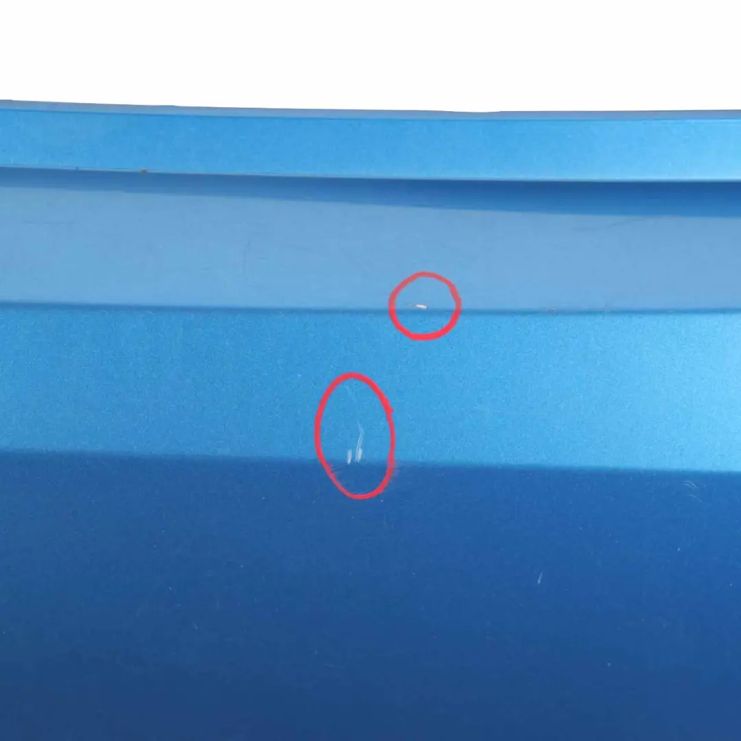 Bumper Rear Trim Panel Covering South Seas Blue - 162 to Mercedes W176 with Part number A1768800440 Mercedes W176 Bumper Rear Trim Panel Covering South Seas Blue - 162 - SKU A1768800440-SSB - Part number A1768800440