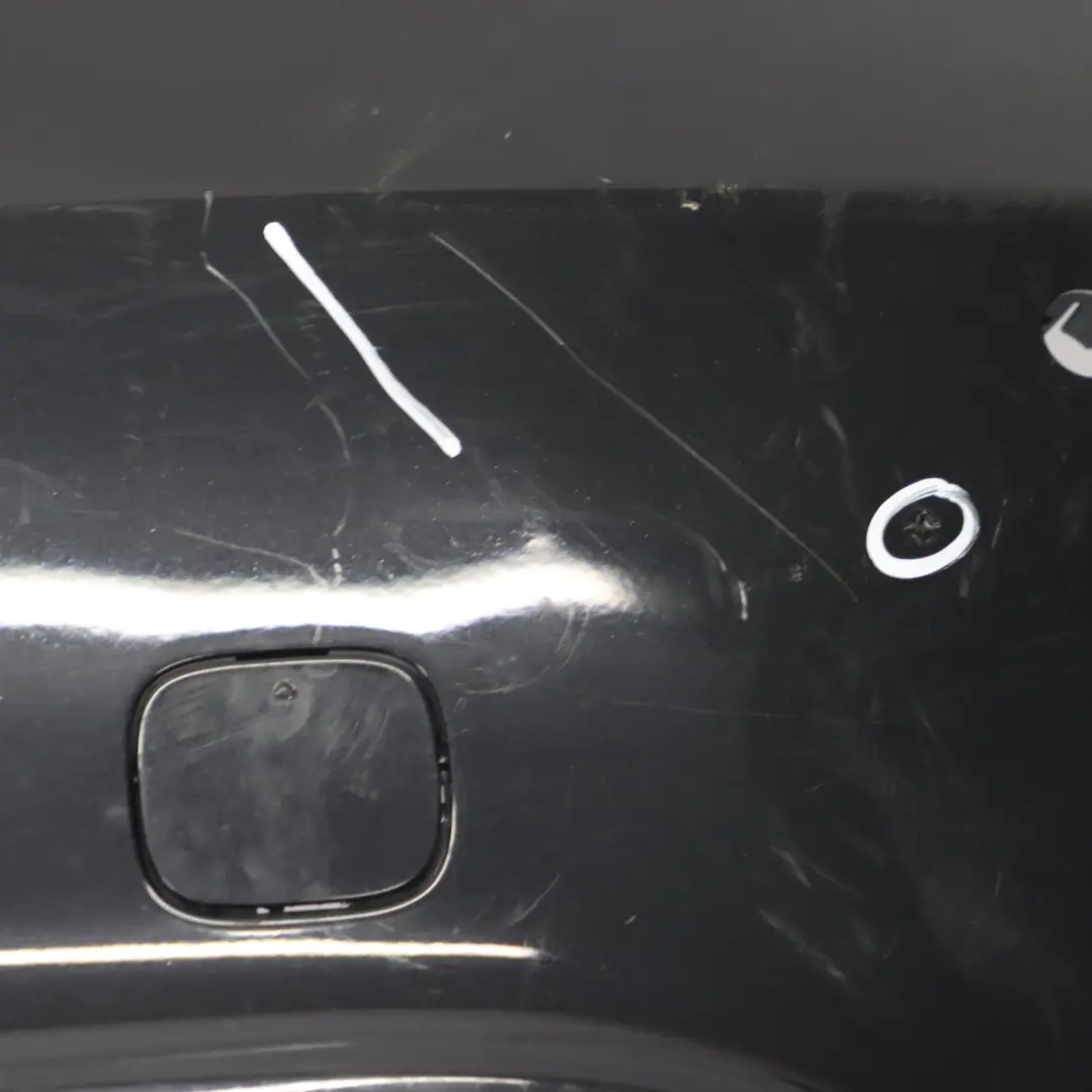 Mercedes W176 Bumper Rear Trim Panel Cover Kosmos Black Metallic - 191 - SKU A1768800540-KB - Part number A1768800540