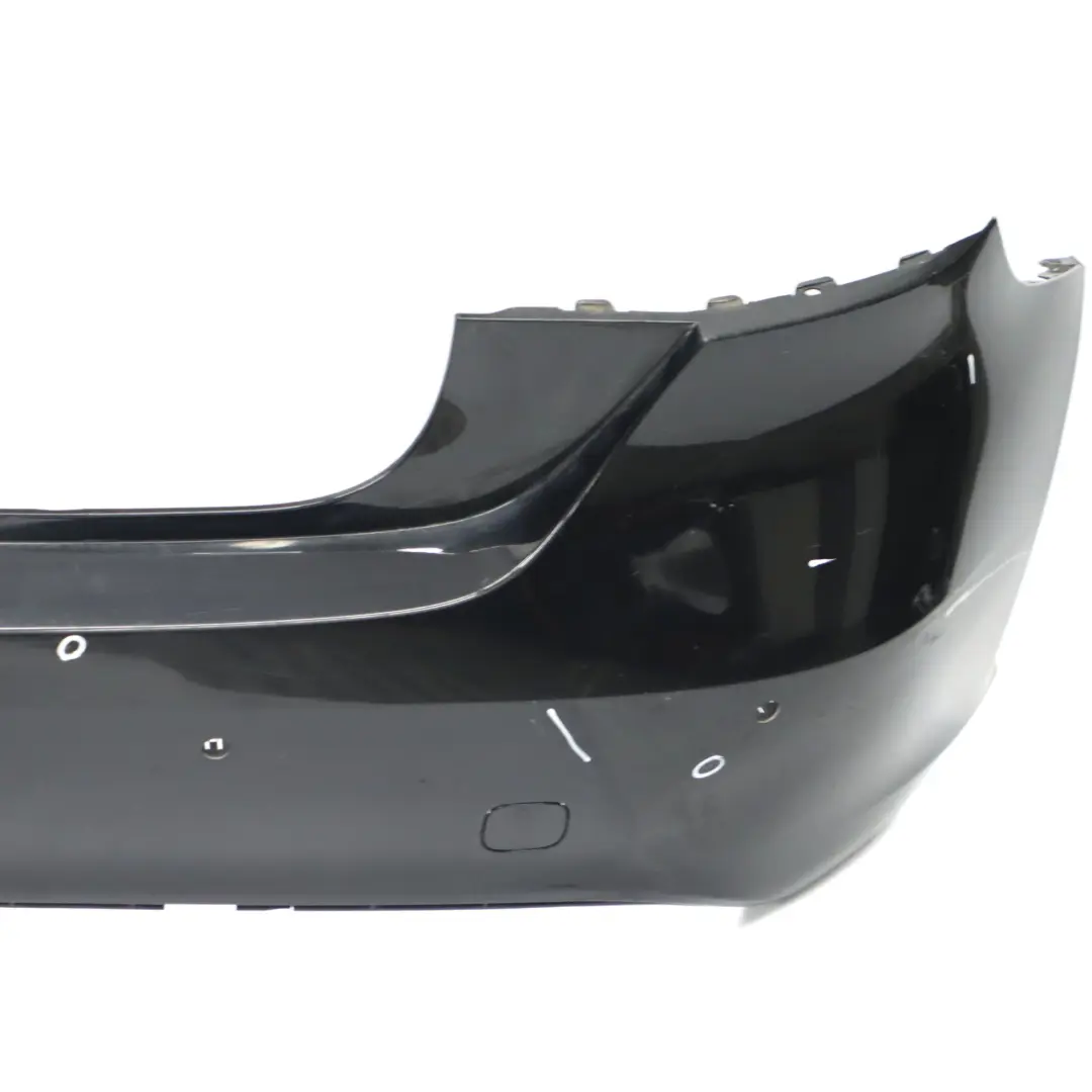 Mercedes W176 Bumper Rear Trim Panel Cover Kosmos Black Metallic - 191 - SKU A1768800540-KB - Part number A1768800540