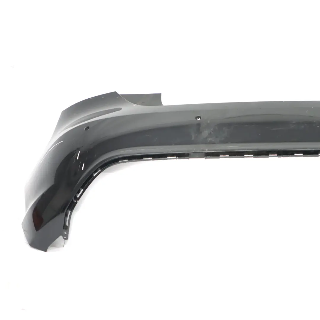 Mercedes W176 Bumper Rear Trim Panel Cover Kosmos Black Metallic - 191 - SKU A1768800540-KB - Part number A1768800540