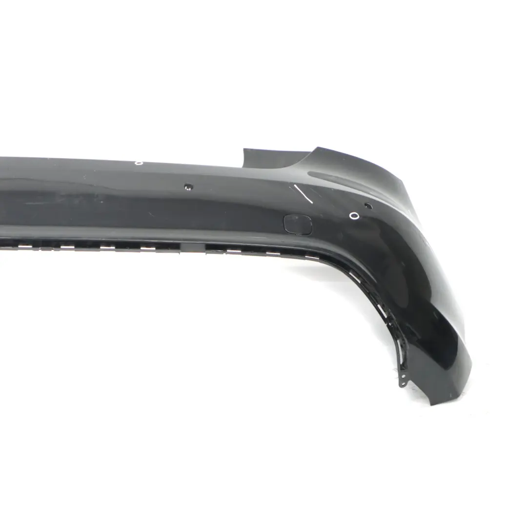 Mercedes W176 Bumper Rear Trim Panel Cover Kosmos Black Metallic - 191 - SKU A1768800540-KB - Part number A1768800540