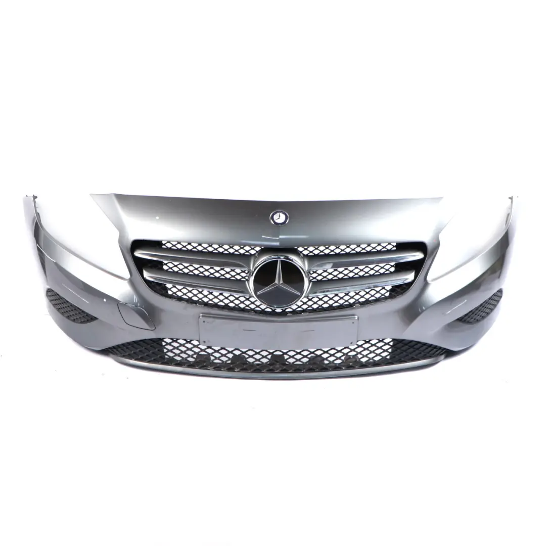 Front Bumper Trim Panel Mountain Grey Metallic - 787 to Mercedes W176 with Part number A1768800640 Mercedes W176 Front Bumper Trim Panel Mountain Grey Metallic - 787 - SKU A1768800640-MG - Part number A1768800640