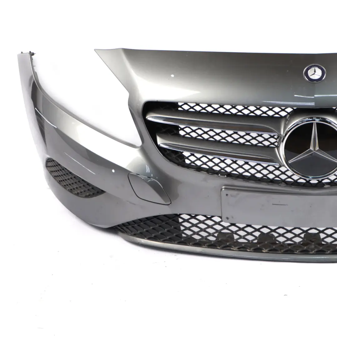 Mercedes W176 Front Bumper Trim Panel Mountain Grey Metallic - 787 - SKU A1768800640-MG - Part number A1768800640