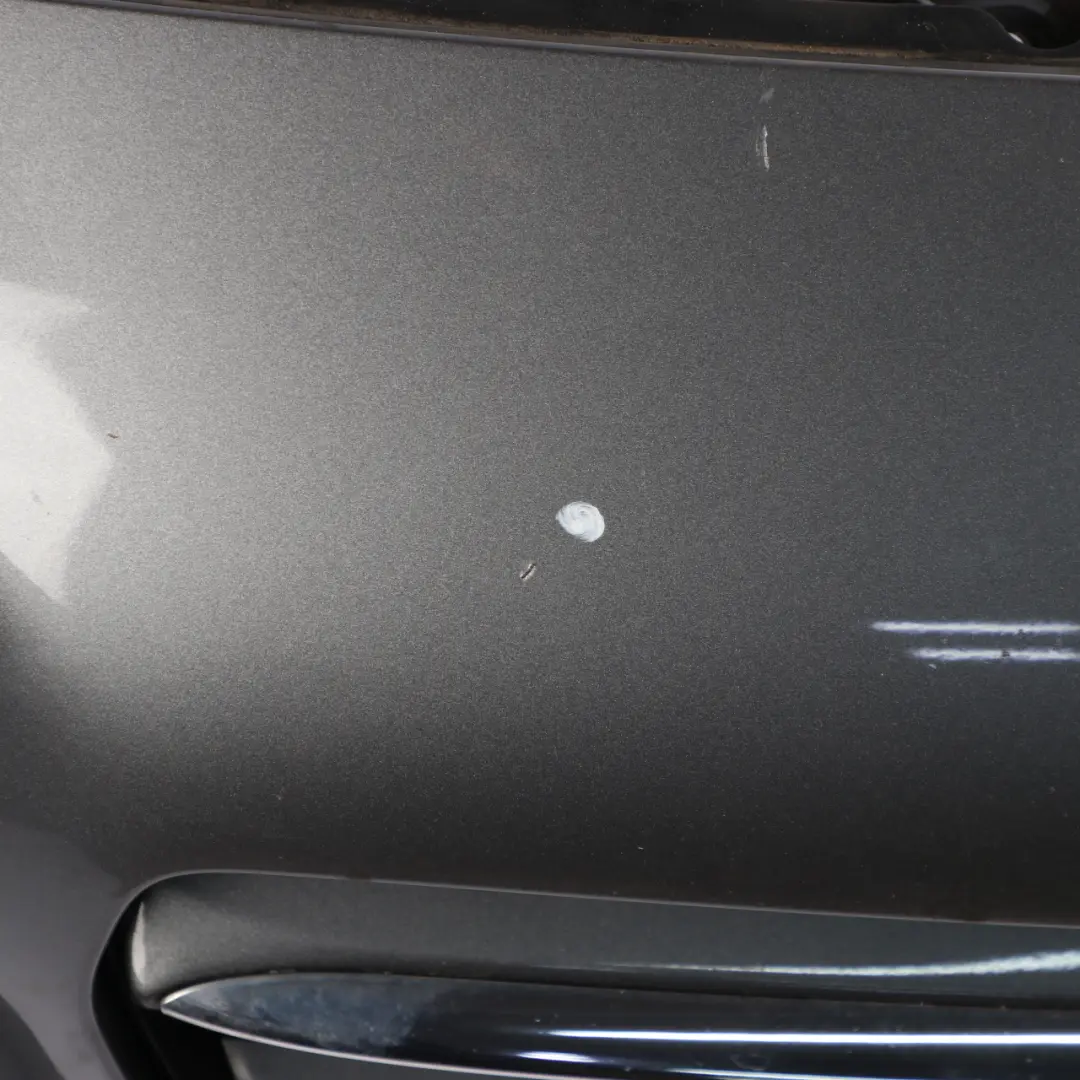 Front Bumper Trim Panel Mountain Grey Metallic - 787 to Mercedes W176 with Part number A1768800640 Mercedes W176 Front Bumper Trim Panel Mountain Grey Metallic - 787 - SKU A1768800640-MG - Part number A1768800640