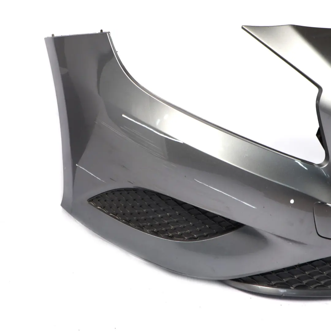 Front Bumper Trim Panel Mountain Grey Metallic - 787 to Mercedes W176 with Part number A1768800640 Mercedes W176 Front Bumper Trim Panel Mountain Grey Metallic - 787 - SKU A1768800640-MG - Part number A1768800640