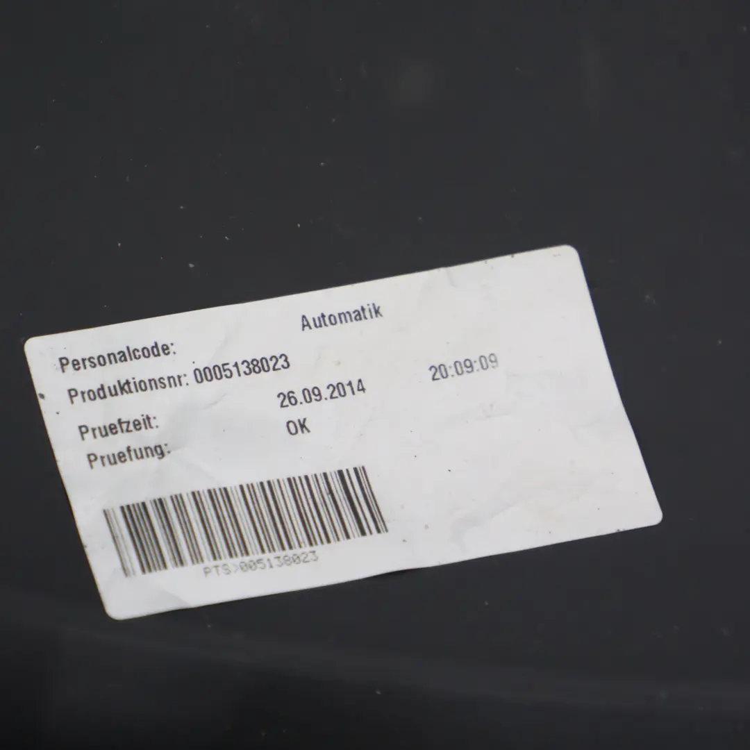 Mercedes W176 Bumper Rear Trim Panel AMG Kosmos Cosmic Black Metallic - 191 - SKU A1768805840-KB1 - Part number A1768805840