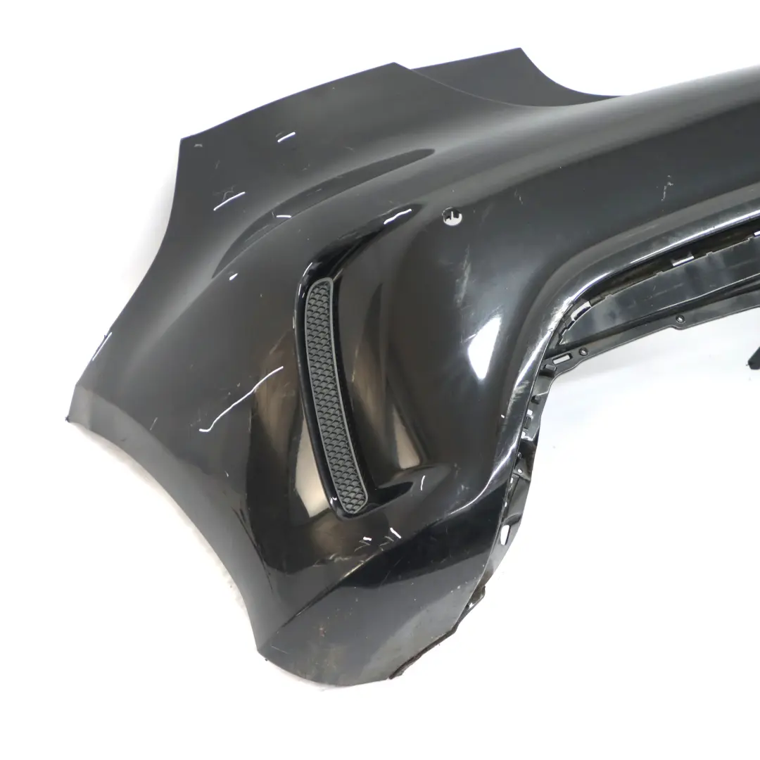 Mercedes W176 Bumper Rear Trim Panel AMG Kosmos Cosmic Black Metallic - 191 - SKU A1768805840-KB1 - Part number A1768805840