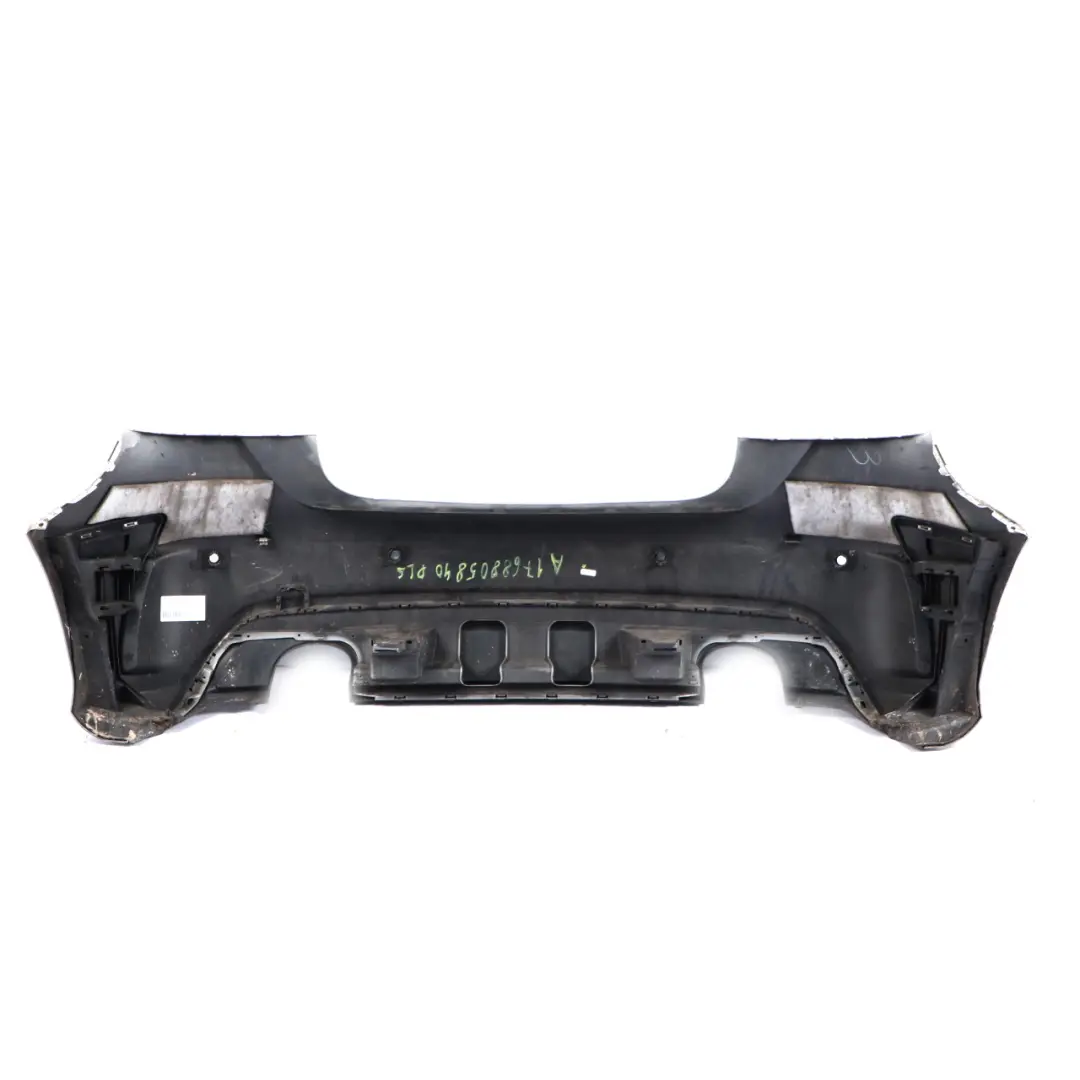 Mercedes W176 Bumper Rear Trim Panel AMG Polar Silver Metallic - 761 - SKU A1768805840-PLS - Part number A1768805840