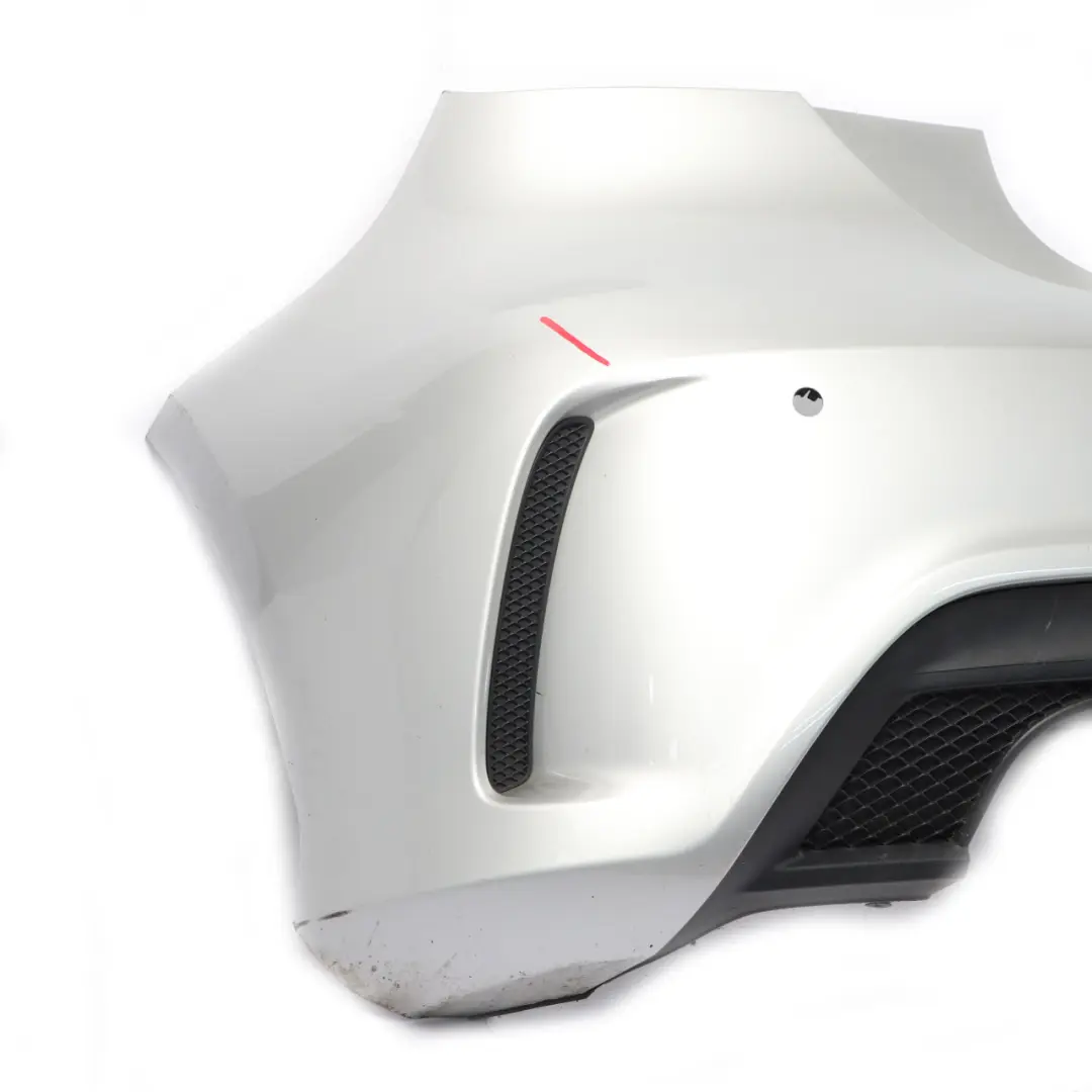 Mercedes W176 Bumper Rear Trim Panel AMG Polar Silver Metallic - 761 - SKU A1768805840-PLS - Part number A1768805840