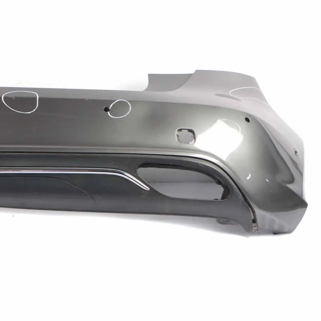 Mercedes W176 Bumper Rear Trim Panel Cover Mountain Grey Metallic - 787 - SKU A1768807040-MG1 - Part number A1768850425