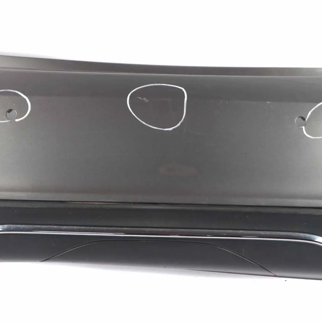 Mercedes W176 Bumper Rear Trim Panel Cover Mountain Grey Metallic - 787 - SKU A1768807040-MG1 - Part number A1768850425