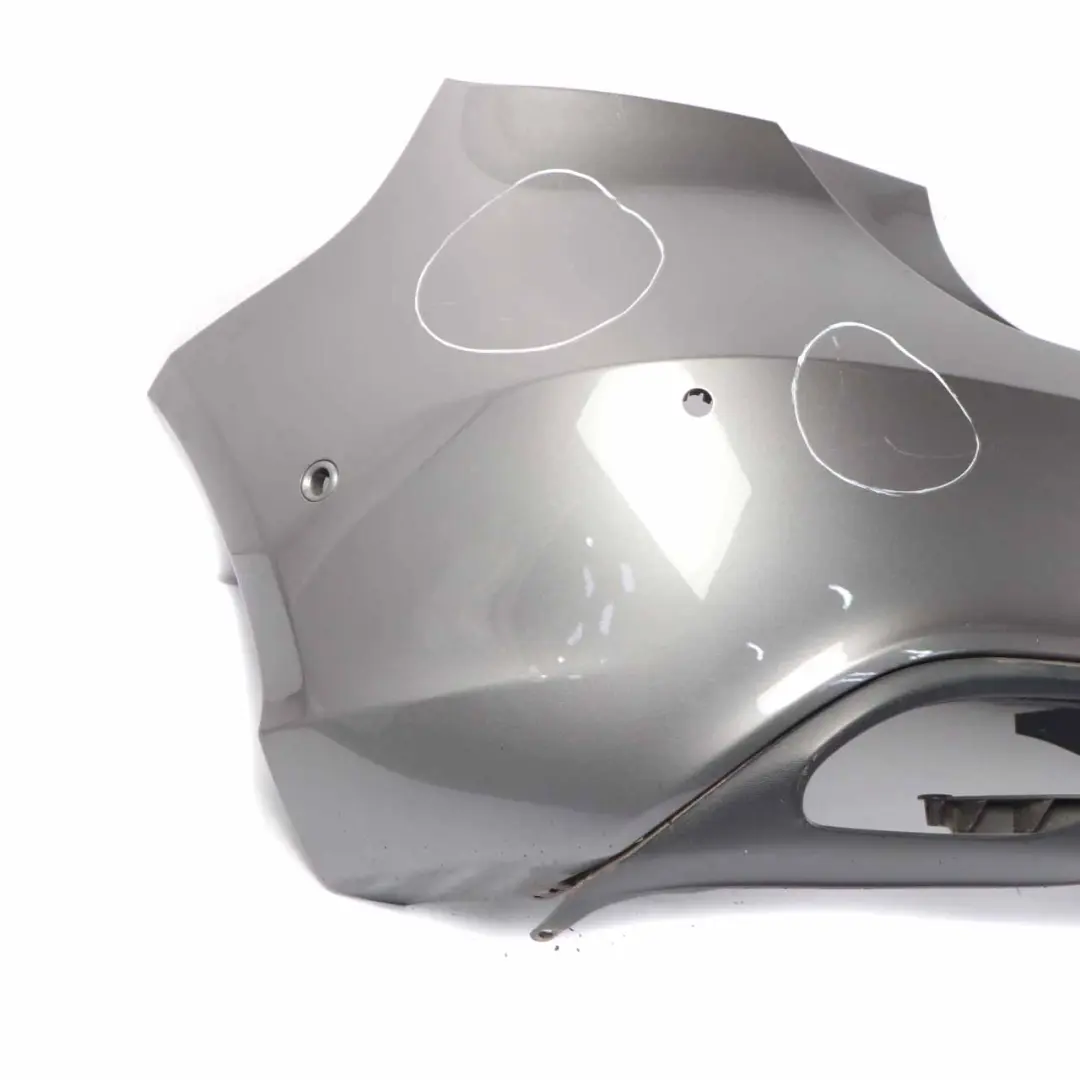 Bumper Rear Trim Panel Cover Mountain Grey Metallic - 787 to Mercedes W176 with Part number A1768850425 Mercedes W176 Bumper Rear Trim Panel Cover Mountain Grey Metallic - 787 - SKU A1768807040-MG1 - Part number A1768850425