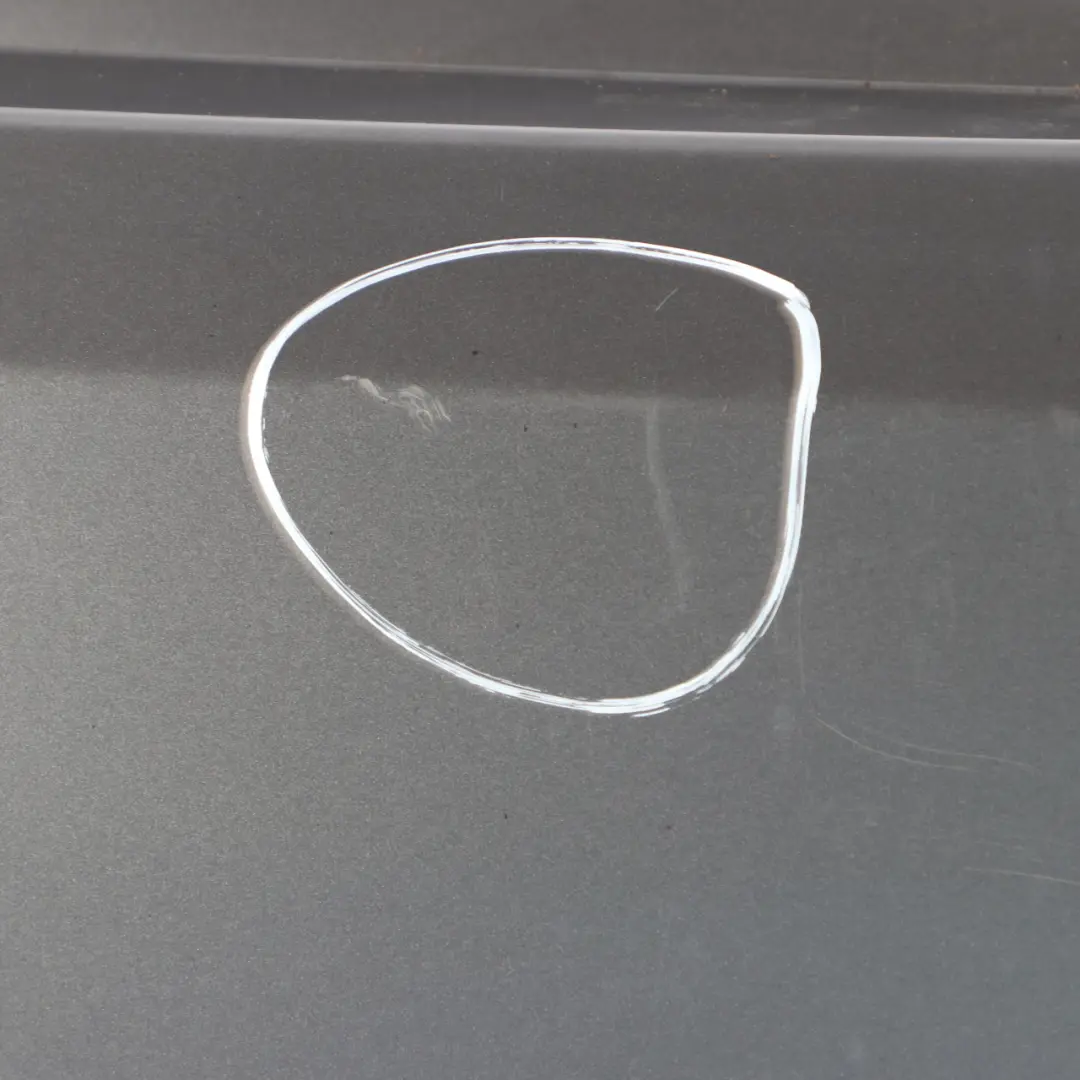 Bumper Rear Trim Panel Cover Mountain Grey Metallic - 787 to Mercedes W176 with Part number A1768850425 Mercedes W176 Bumper Rear Trim Panel Cover Mountain Grey Metallic - 787 - SKU A1768807040-MG1 - Part number A1768850425