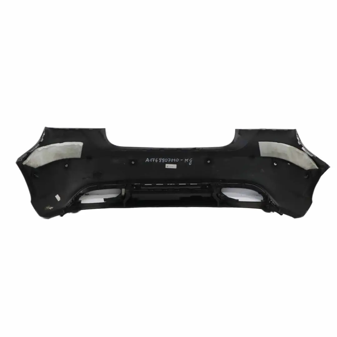 Mercedes W176 Bumper Rear Trim Panel Cover Mountain Grey Metallic - 787 - SKU A1768807040-MG - Part number A1768850425