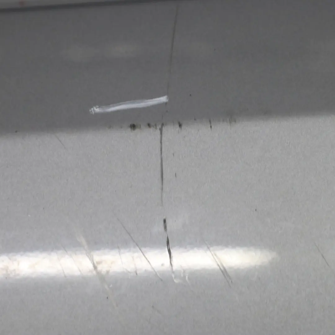 Bumper Rear Trim Panel Cover Mountain Grey Metallic - 787 to Mercedes W176 with Part number A1768850425 Mercedes W176 Bumper Rear Trim Panel Cover Mountain Grey Metallic - 787 - SKU A1768807040-MG - Part number A1768850425