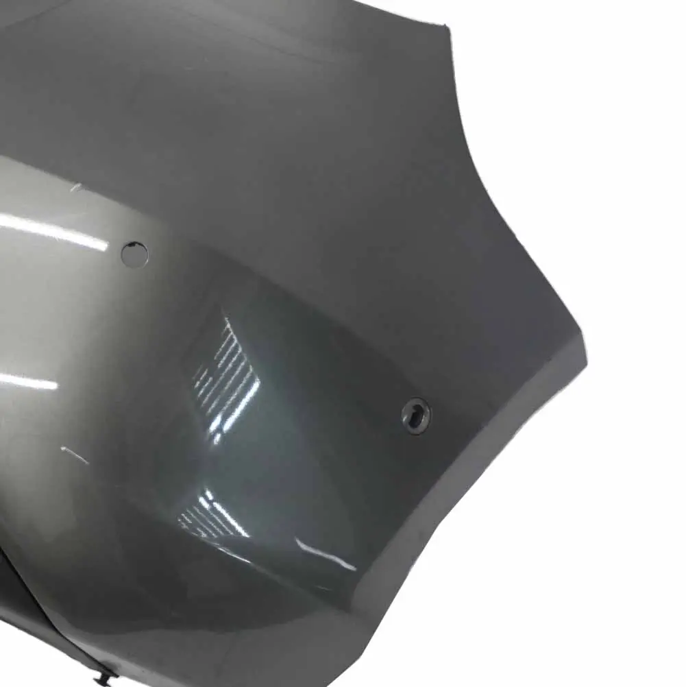 Bumper Rear Trim Panel Cover Mountain Grey Metallic - 787 to Mercedes W176 with Part number A1768850425 Mercedes W176 Bumper Rear Trim Panel Cover Mountain Grey Metallic - 787 - SKU A1768807040-MG - Part number A1768850425