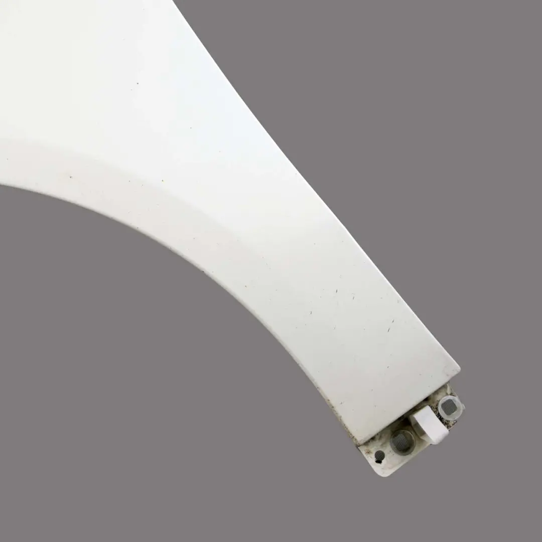 Wing Fender Panel Front Left N/S Side Trim Cover Calcite White to Mercedes W176 with Part number A1768810101 Mercedes W176 Wing Fender Panel Front Left N/S Side Trim Cover Calcite White - SKU A1768810101-CW - Part number A1768810101