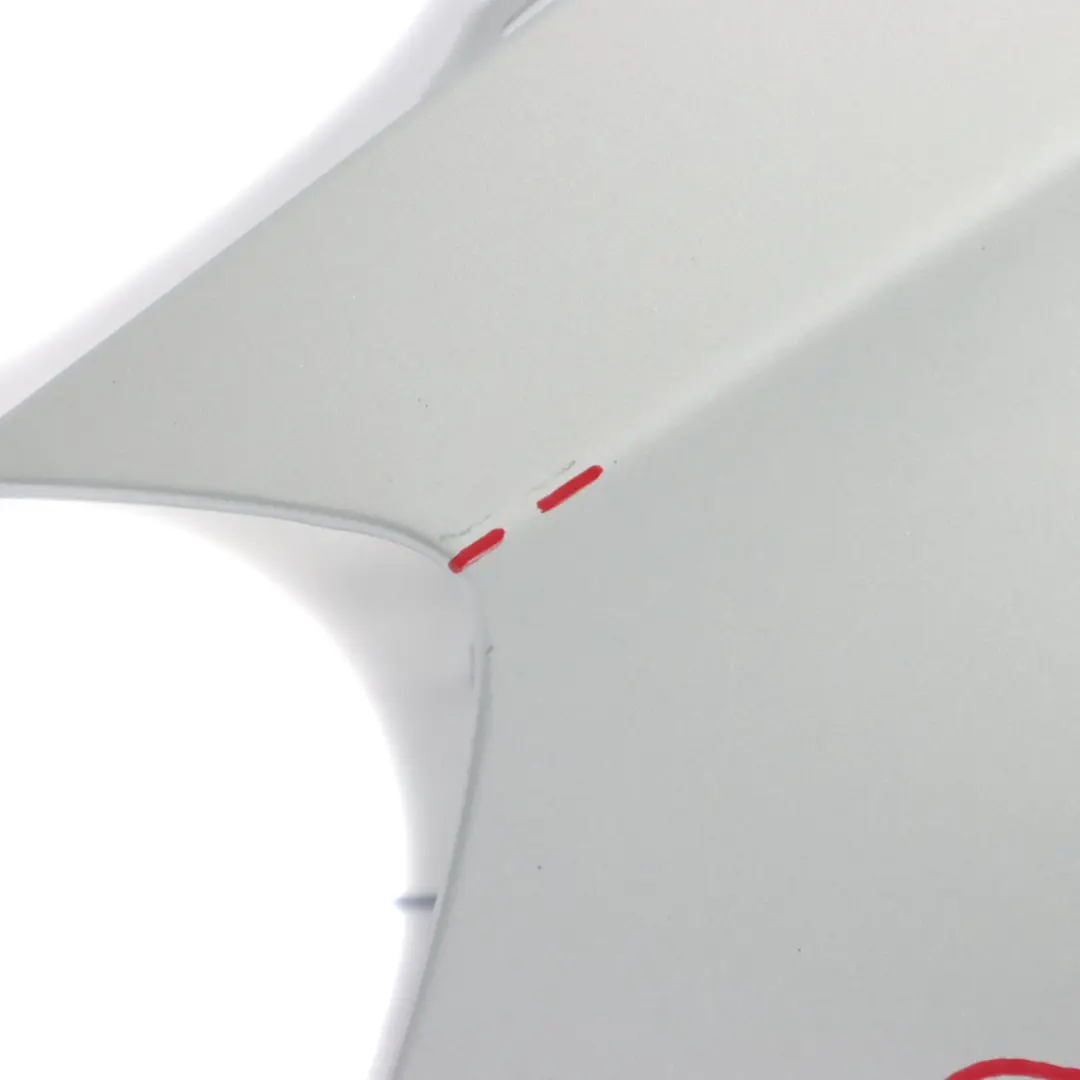 Wing Fender Panel Front Left N/S Side Trim Cover Polar Silver 761 to Mercedes W176 with Part number A1768810101 Mercedes W176 Wing Fender Panel Front Left N/S Side Trim Cover Polar Silver 761 - SKU A1768810101-PLS - Part number A1768810101