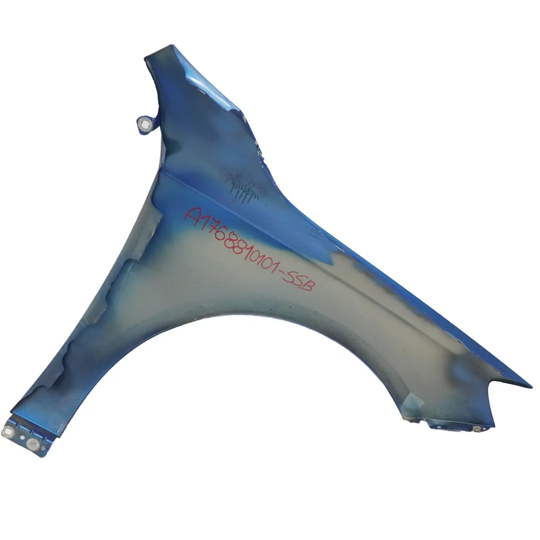 błotnik Lewy Przedni Skrzydło South Seas Blue 162 do Mercedes W176 o numerze A1768810101 Mercedes W176 błotnik Lewy Przedni Skrzydło South Seas Blue 162 - SKU A1768810101-SSB - Numer Części A1768810101