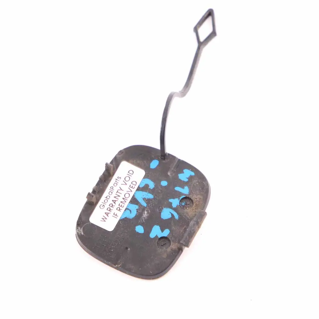 Bumper Flap Towing Eye Cover Cavansite Blue 890 to Mercedes W176 Rear with Part number A1768850222 Mercedes W176 Rear Bumper Flap Towing Eye Cover Cavansite Blue 890 - SKU A1768850222-CVB - Part number A1768850222