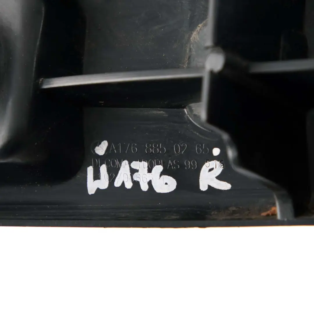 Mercedes W176 Rear Bumper Bracket Right O/S Holder Mount - SKU A1768850265 - Part number A1768850265