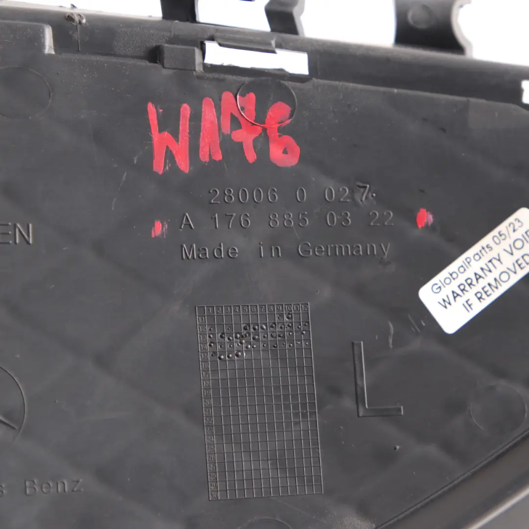 Mercedes W176 Embellecedor Cubierta Lámpara Delantero Izquierda - SKU A1768850322 - Número de pieza A1768850322