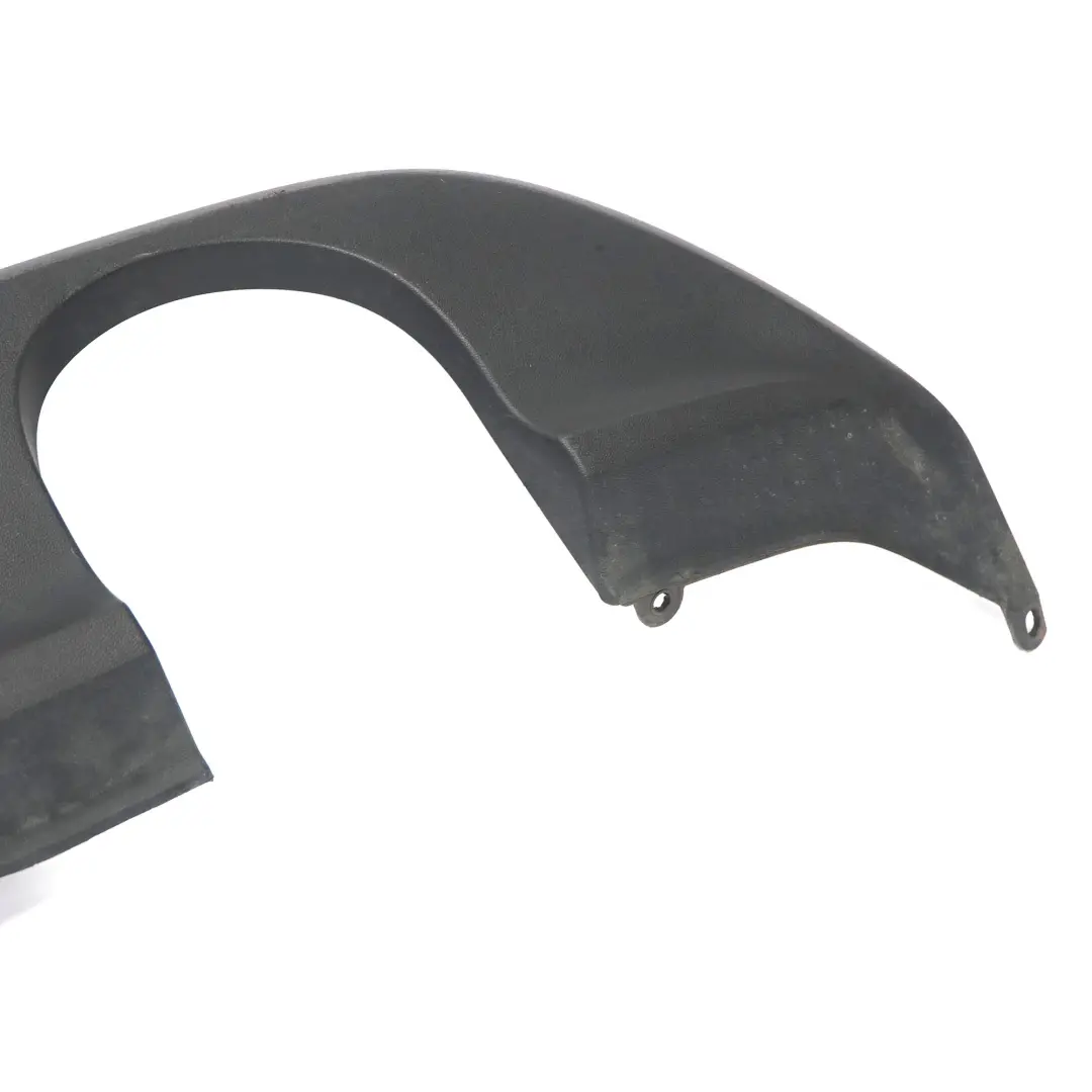 Bumper Lower Diffuser Trim Panel Cover to Mercedes W176 Rear with Part number A1768850425 Mercedes W176 Rear Bumper Lower Diffuser Trim Panel Cover - SKU A1768850425-1 - Part number A1768850425