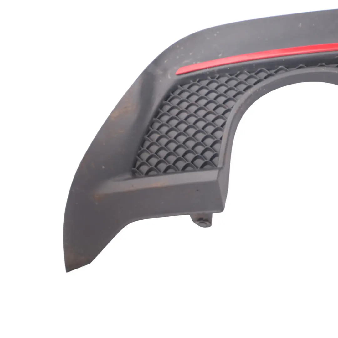 Bumper Lower Diffuser Trim Panel Cover to Mercedes W176 AMG Rear with Part number A1768852425 Mercedes W176 AMG Rear Bumper Lower Diffuser Trim Panel Cover - SKU A1768852425-1 - Part number A1768852425