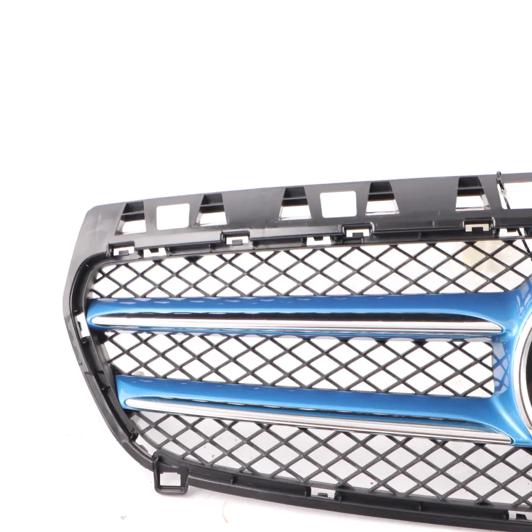 Radiator Grille Front Hood Bonnet Beam Panel South Seas Blue - 162 to Mercedes W176 with Part number A1768880260 Mercedes W176 Radiator Grille Front Hood Bonnet Beam Panel South Seas Blue - 162 - SKU A1768880260-SSB - Part number A1768880260