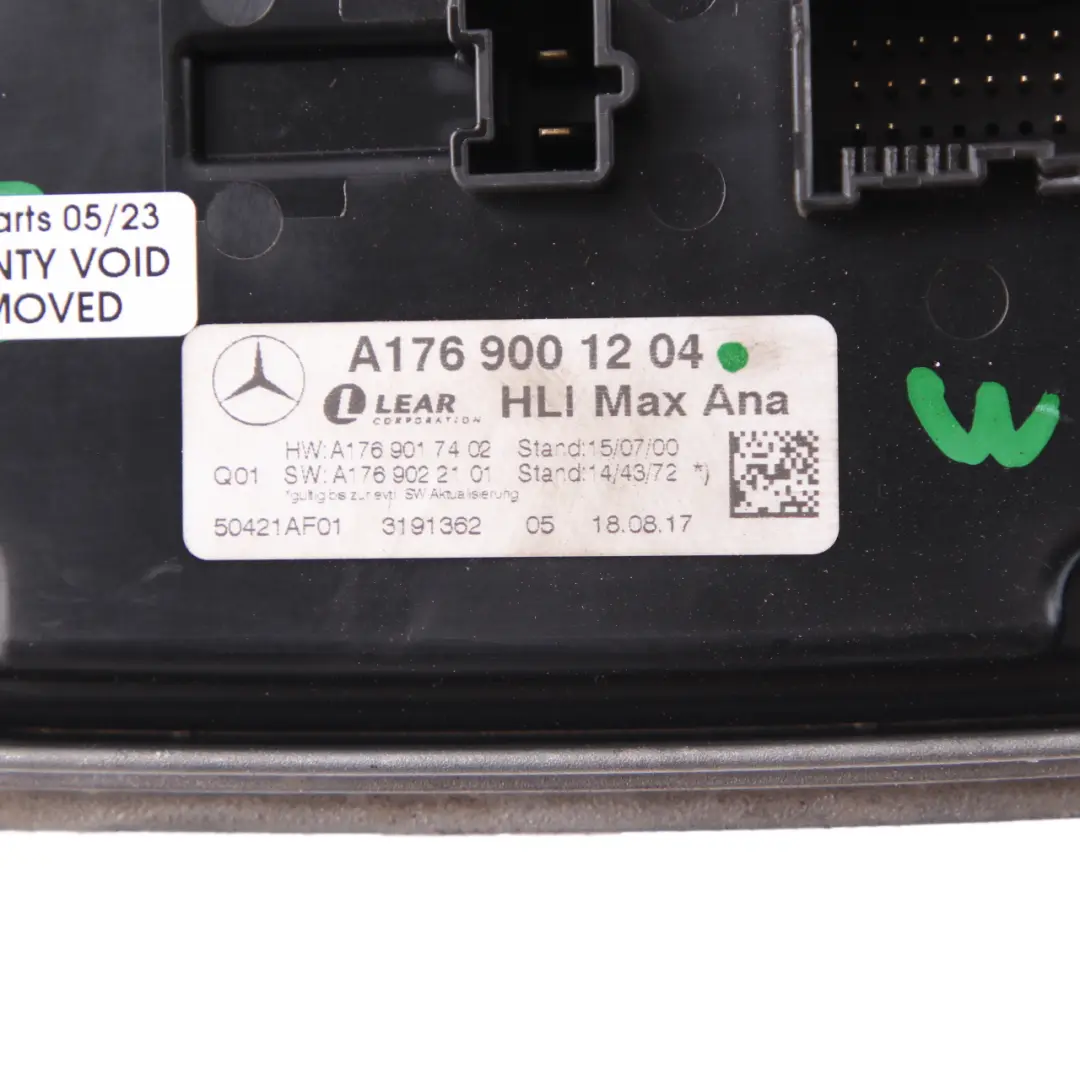 Modulo Luce Faro Unità Ballast LED per Mercedes W176 con numero di parte A1769001204 Mercedes W176 Modulo Luce Faro Unità Ballast LED - SKU A1769001204 - Numero di parte A1769001204