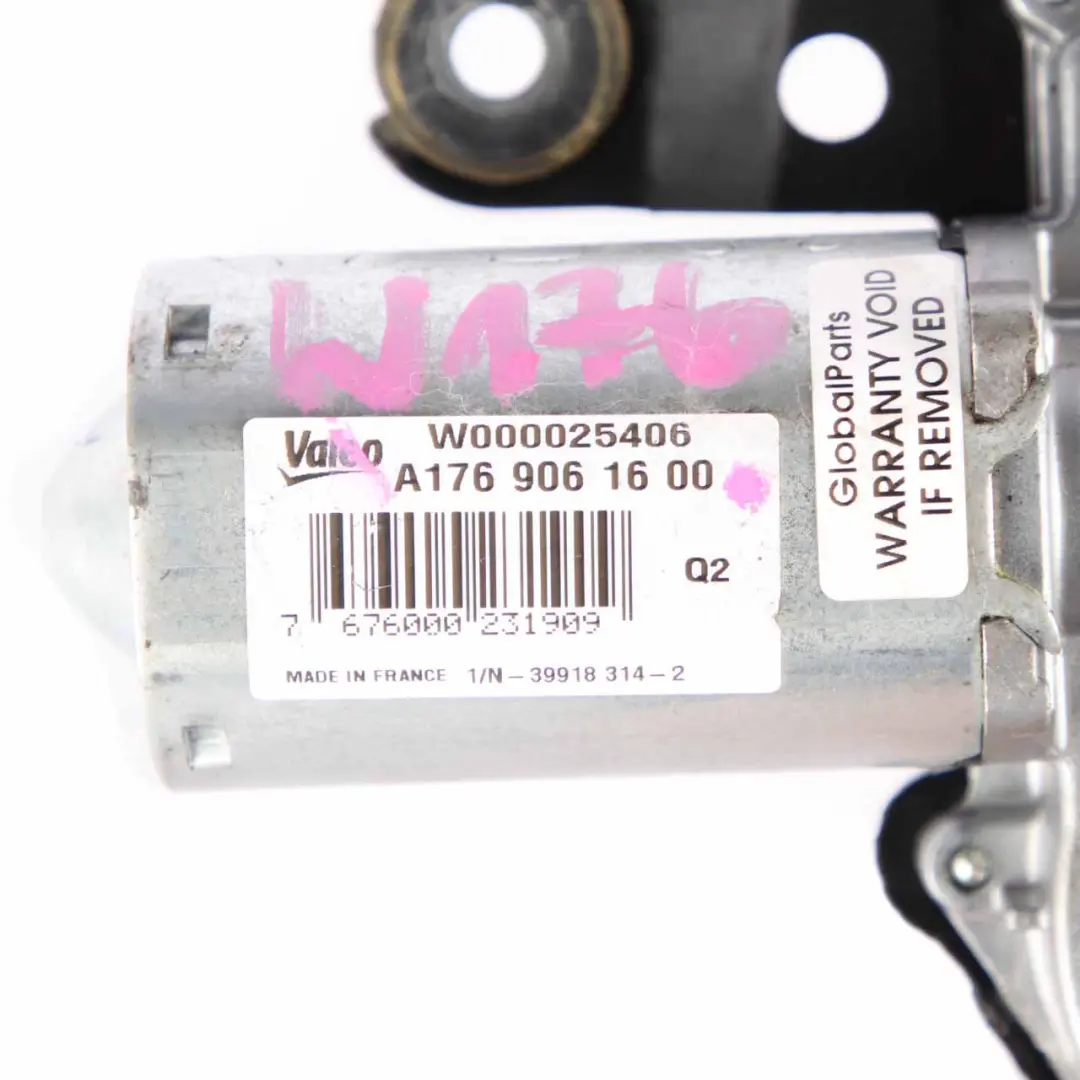 Motore Tergicristallo Lunotto Posteriore Attuatore per Mercedes W176 con numero di parte A1769061600 Mercedes W176 Motore Tergicristallo Lunotto Posteriore Attuatore - SKU A1769061600 - Numero di parte A1769061600