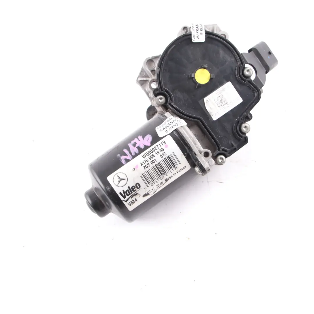 Windscreen Wiper Motor Drive Unit Front to Mercedes W176 with Part number A1769061900 Mercedes W176 Windscreen Wiper Motor Drive Unit Front - SKU A1769061900 - Part number A1769061900