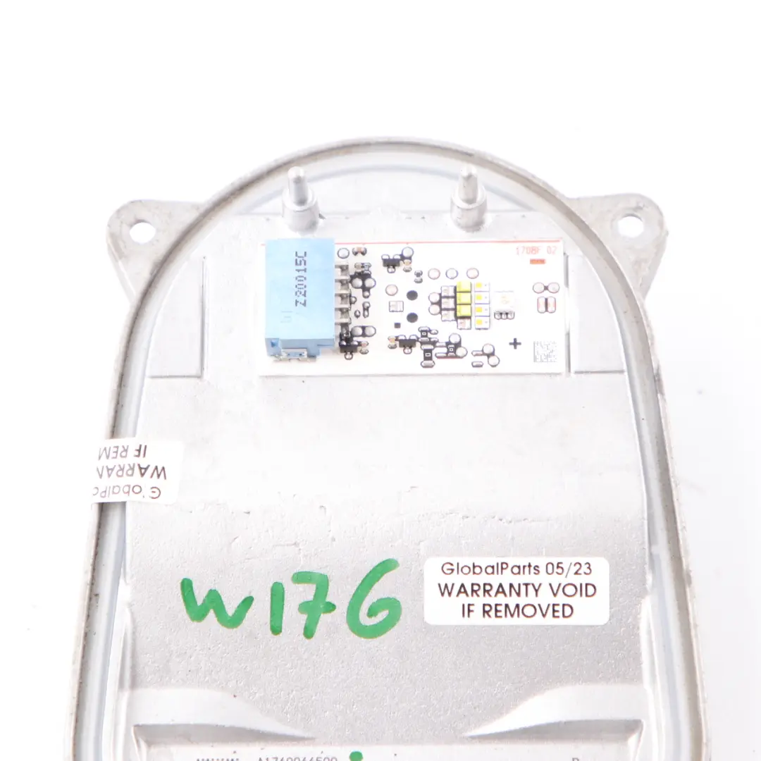 Balasto de Faro LED Módulo Control Delantero Izquierdo para Mercedes W176 con número de pieza A1769066500 Mercedes W176 Balasto de Faro LED Módulo Control Delantero Izquierdo - SKU A1769066500 - Número de pieza A1769066500