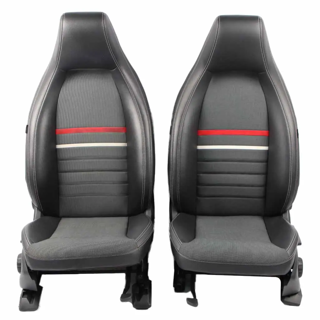 Seats Mercedes W176 Half-Leather Black Front Rear Seat Set to with Part number A1769105600 Seats Mercedes W176 Half-Leather Black Front Rear Seat Set - SKU A1769105600-1 - Part number A1769105600