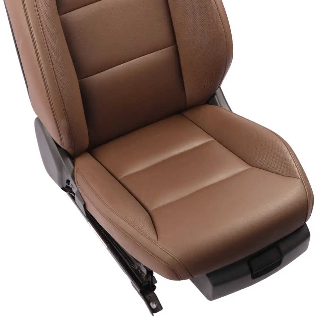 Front Seat Left N/S Memory Heated Leather Nappa Brown to Mercedes GLA X156 AMG with Part number A1769107901 Mercedes GLA X156 AMG Front Seat Left N/S Memory Heated Leather Nappa Brown - SKU A1769107901-1 - Part number A1769107901