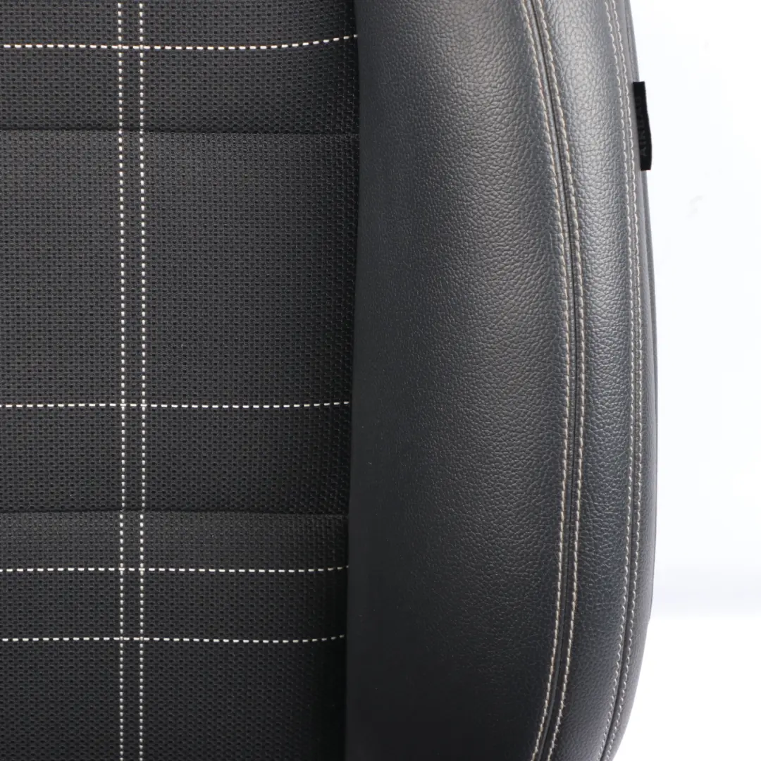 Mercedes W176 Siège Avant Sport Gauche Cuir / Tissu Intérieur Noir - SKU A1769108301-2 - Numéro de pièce A1769108301