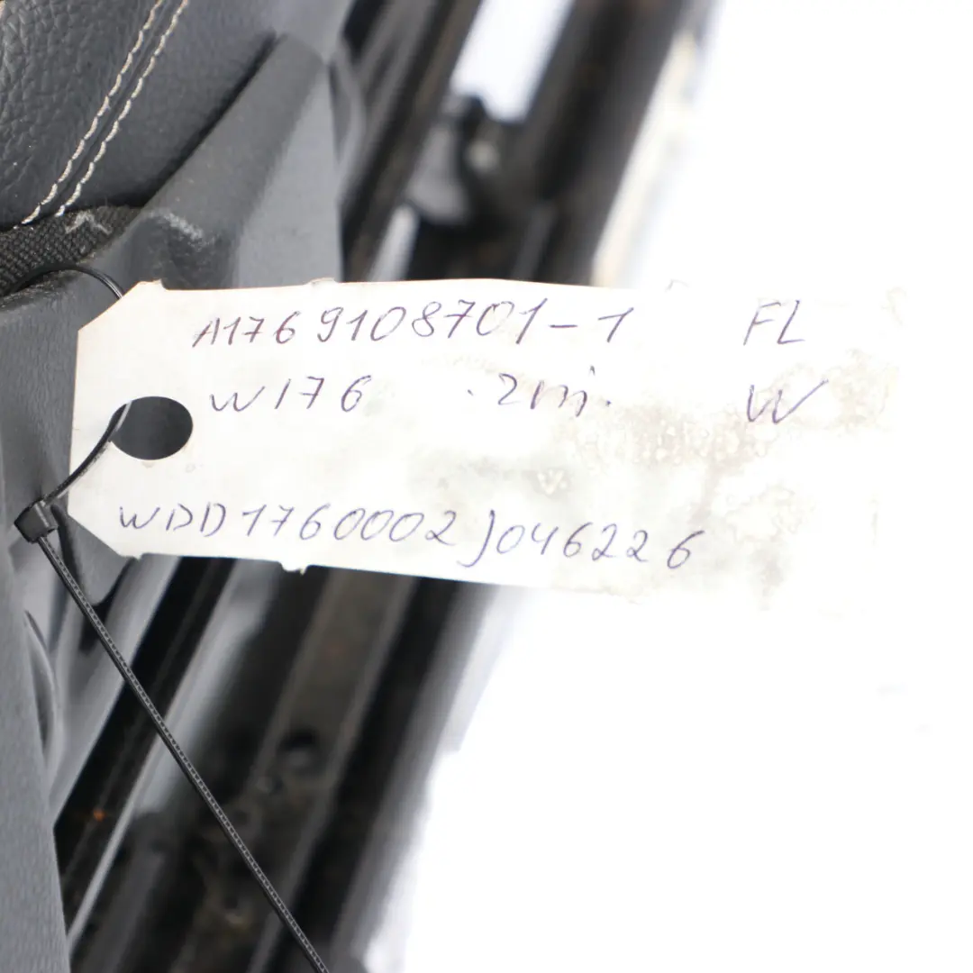 Front Seat Mercedes W176 Left N/S Fabric Cloth White Imitation Leather to with Part number A1769108701 Front Seat Mercedes W176 Left N/S Fabric Cloth White Imitation Leather - SKU A1769108701-1 - Part number A1769108701