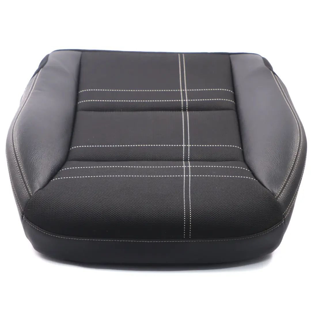 Funda Asiento Delantero Tela Cuero Artico Negro Antracita para Mercedes W176 con número de pieza A1769108702 Mercedes W176 Funda Asiento Delantero Tela Cuero Artico Negro Antracita - SKU A1769108702 - Número de pieza A1769108702