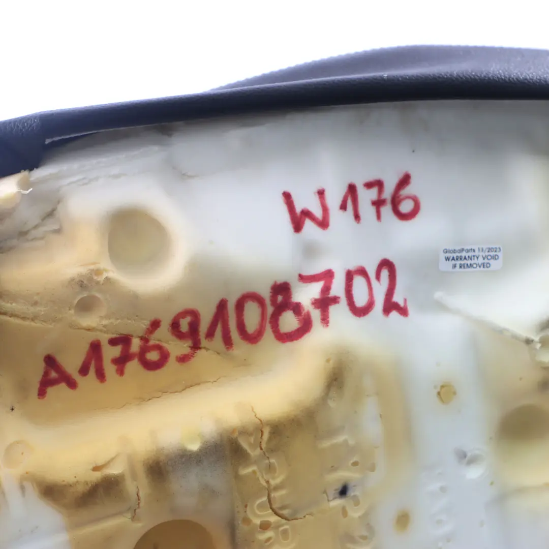 Mercedes W176 Siedzisko Fotela Przód Siedzenie Materiał Skóra Artico Czarna - SKU A1769108702 - Numer Części A1769108702
