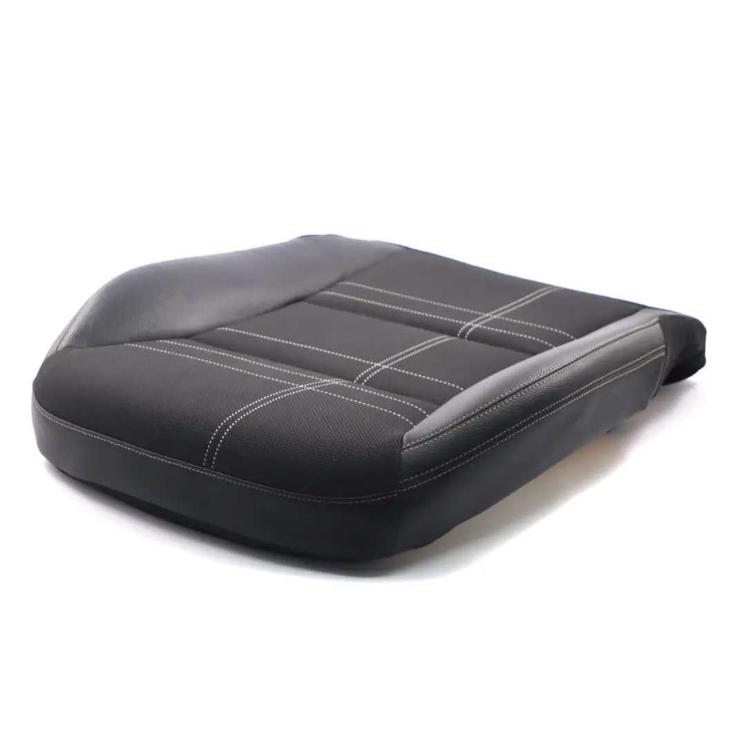 Mercedes W176 Vordersitzbezug Stoff Stoff Leder Artico Schwarz Anthrazit - SKU A1769108702 - Teilenummer A1769108702