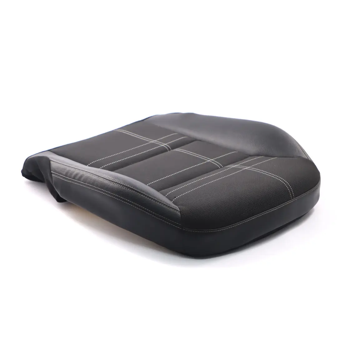 Mercedes W176 Vordersitzbezug Stoff Stoff Leder Artico Schwarz Anthrazit - SKU A1769108702 - Teilenummer A1769108702