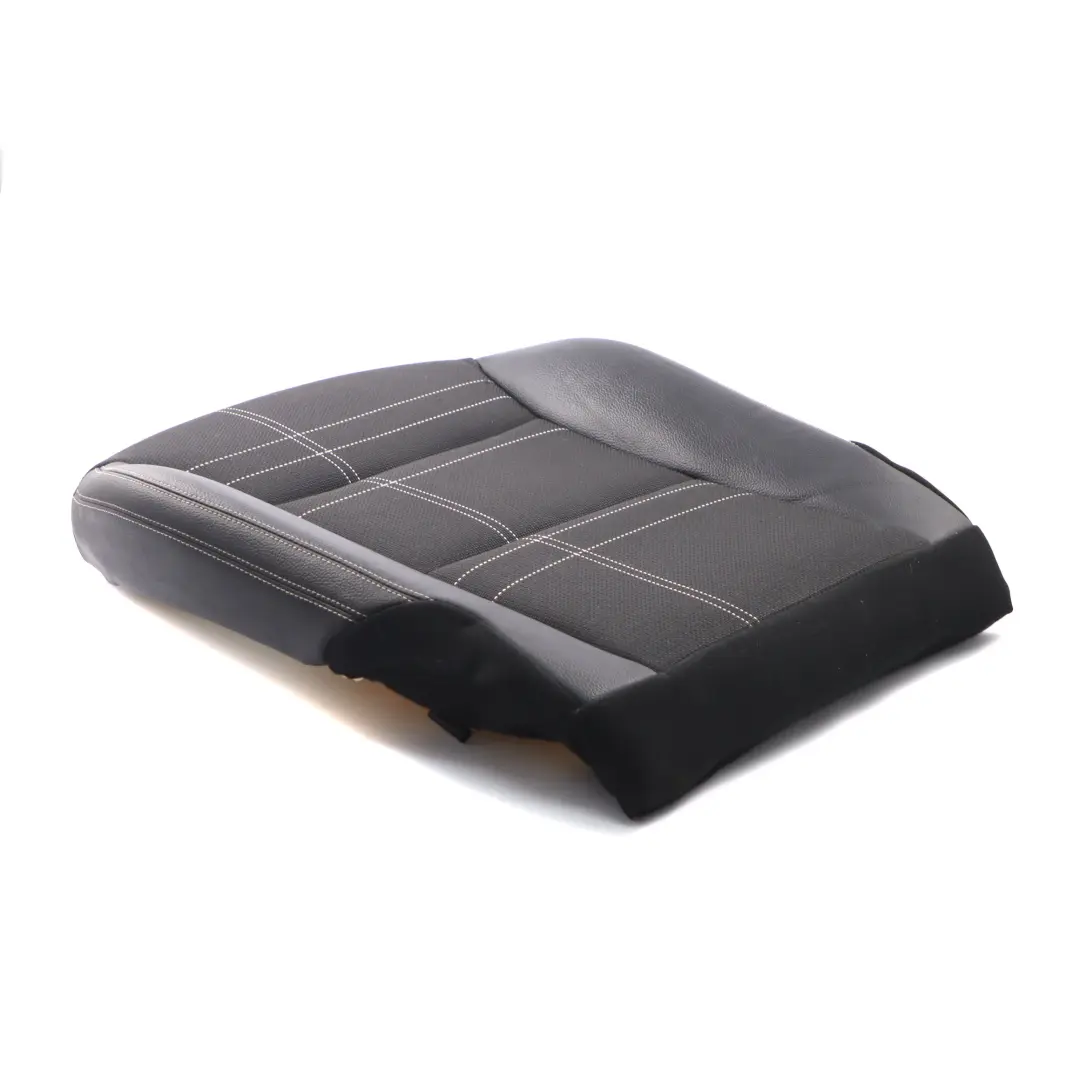 Vordersitzbezug Stoff Stoff Leder Artico Schwarz Anthrazit für Mercedes W176 mit Teilenummer A1769108702 Mercedes W176 Vordersitzbezug Stoff Stoff Leder Artico Schwarz Anthrazit - SKU A1769108702 - Teilenummer A1769108702