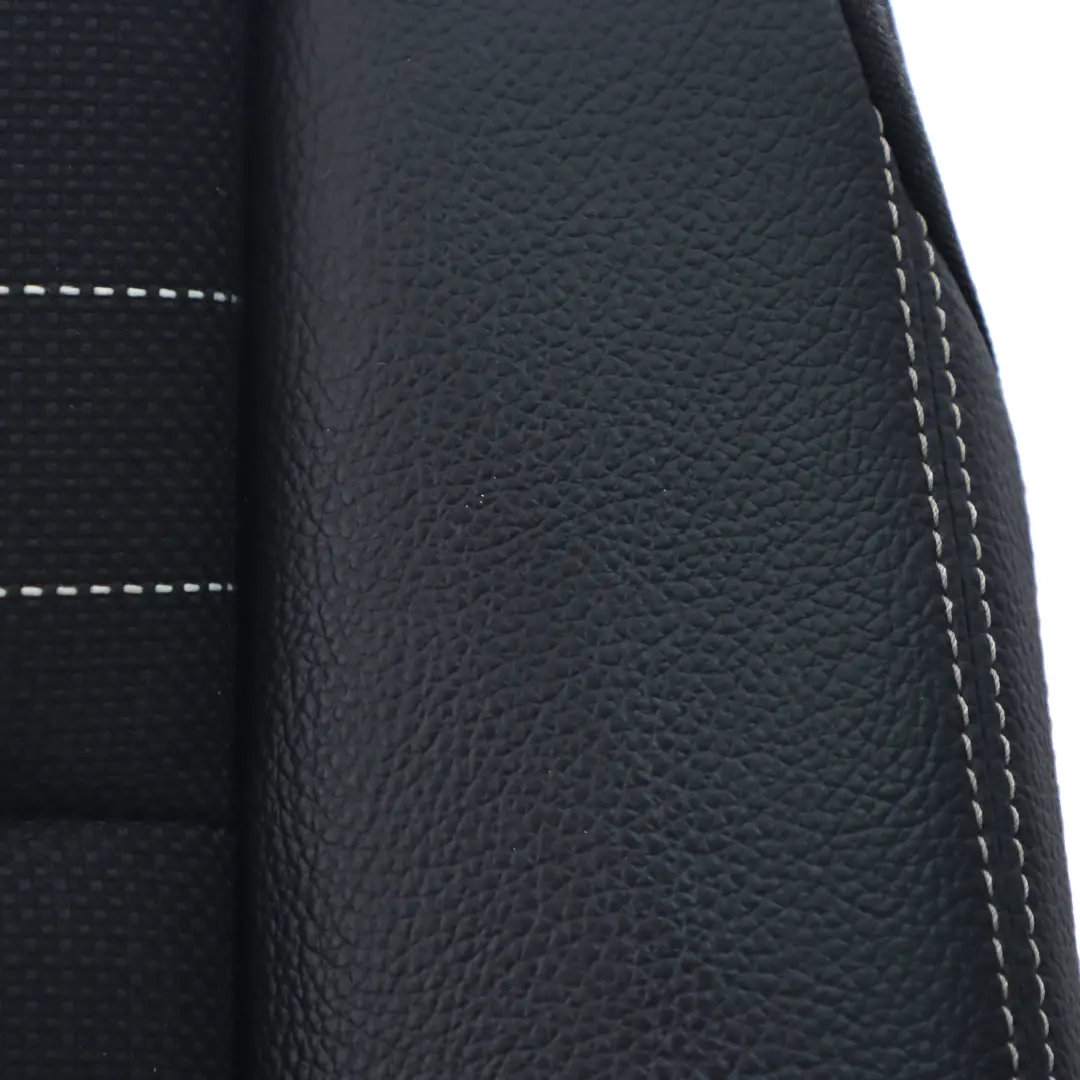 Vordersitzbezug Stoff Stoff Leder Artico Schwarz Anthrazit für Mercedes W176 mit Teilenummer A1769108702 Mercedes W176 Vordersitzbezug Stoff Stoff Leder Artico Schwarz Anthrazit - SKU A1769108702 - Teilenummer A1769108702