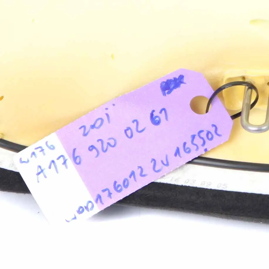 Bench Couch Covering Fabric Imitation Leather Black to Mercedes W176 Rear Seat with Part number A1769200261 Mercedes W176 Rear Seat Bench Couch Covering Fabric Imitation Leather Black - SKU A1769200261 - Part number A1769200261