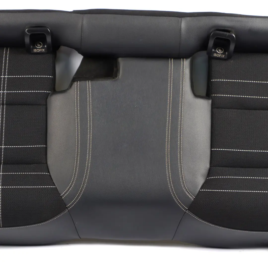 Siège arrière banquette revêtement tissu cuir Artico noir pour Mercedes W176 à propos du numéro de pièce A1769200361 Mercedes W176 Siège arrière banquette revêtement tissu cuir Artico noir - SKU A1769200361-1 - Numéro de pièce A1769200361