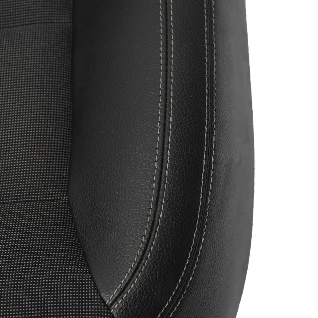 Mercedes W176 Siège arrière banquette revêtement tissu cuir noir - SKU A1769200461-2 - Numéro de pièce A1769200461